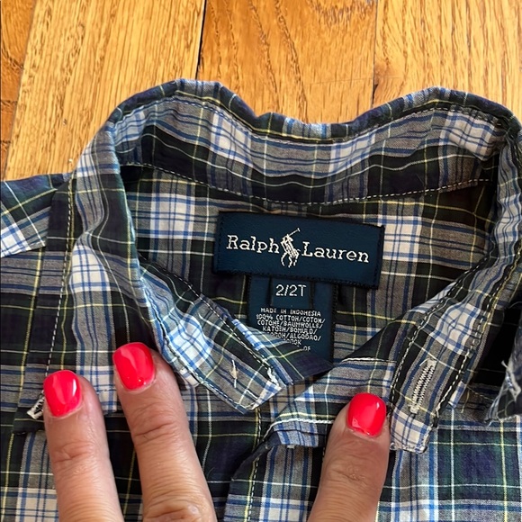 Ralph Lauren button down and crewneck! 24m/2T! - Picture 3 of 6
